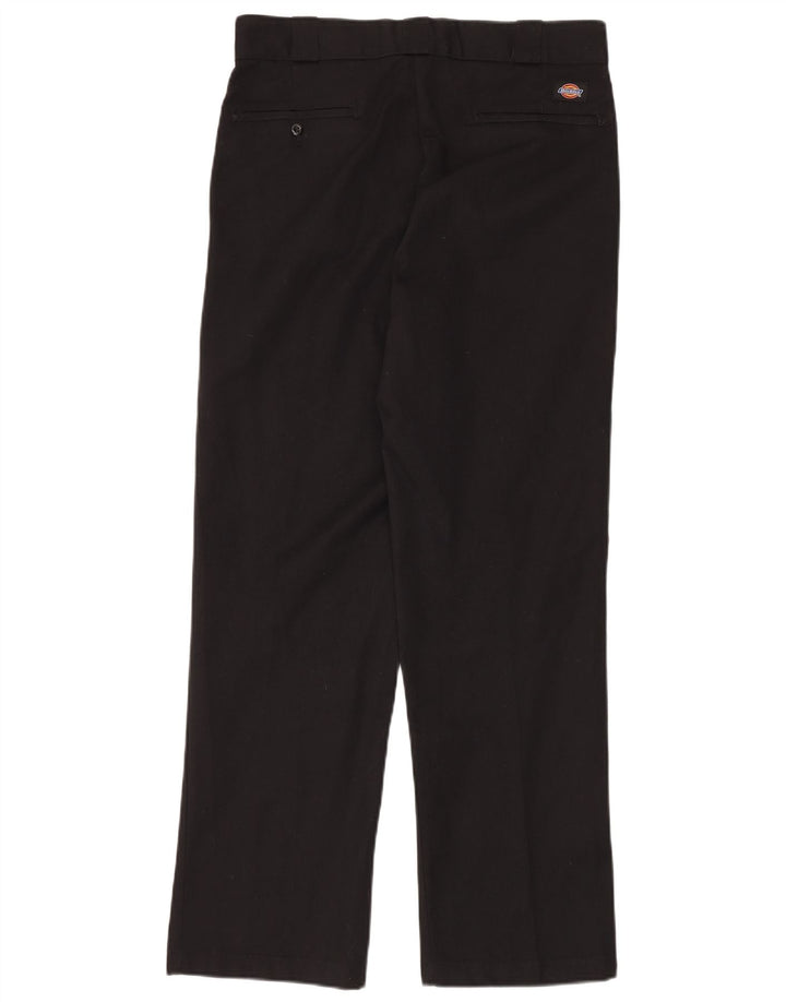 Pantaloni chino dritti da uomo Dickies W34 L32 poliestere nero