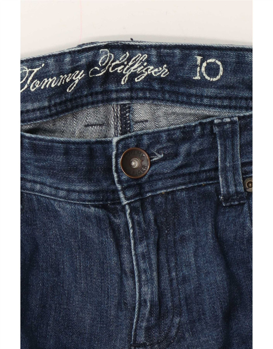 Jeans Capri da donna Tommy Hilfiger US 10 Large W32 L21 Blu