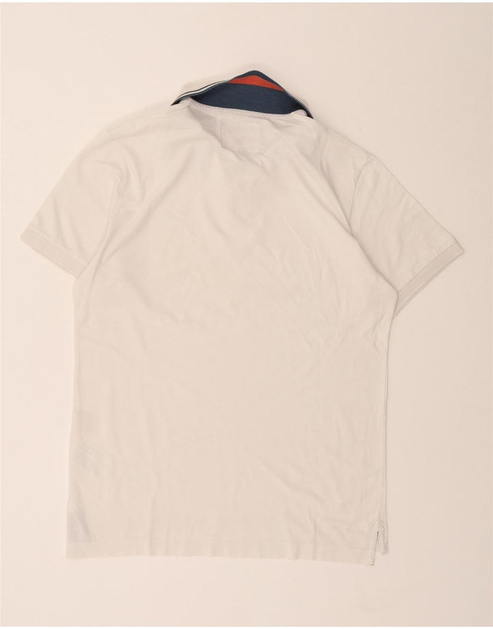 WOOLRICH Mens Polo Shirt Small White Cotton Vintage Woolrich and Second-Hand Woolrich from Messina Hembry 