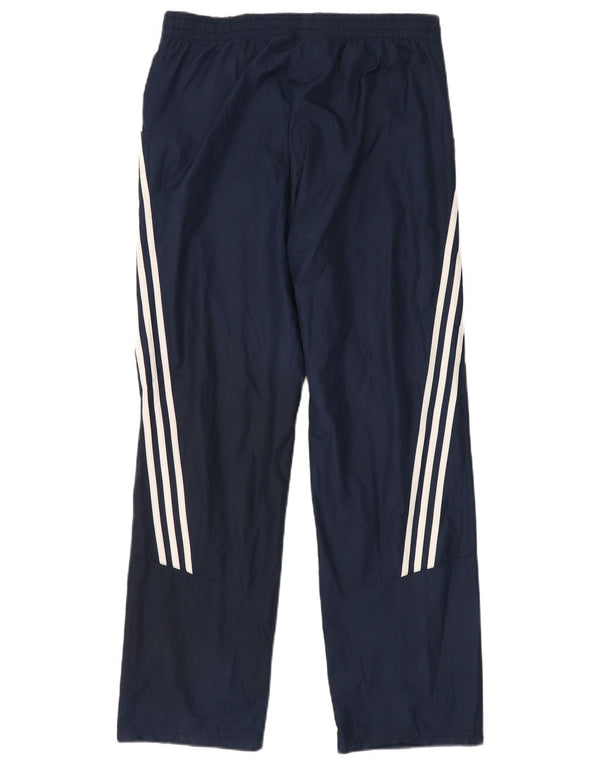 Pantaloni da tuta da uomo Adidas UK 40/42 Poliestere blu navy medio