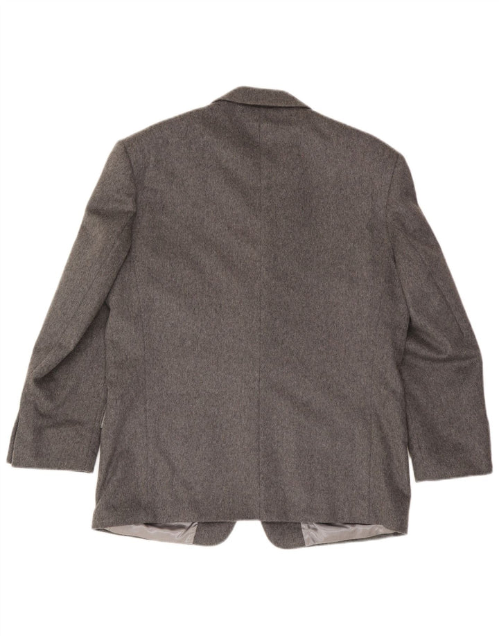 LANIFICIO DEL CASENTINO Giacca blazer a 3 bottoni da uomo UK 38 Grigio medio