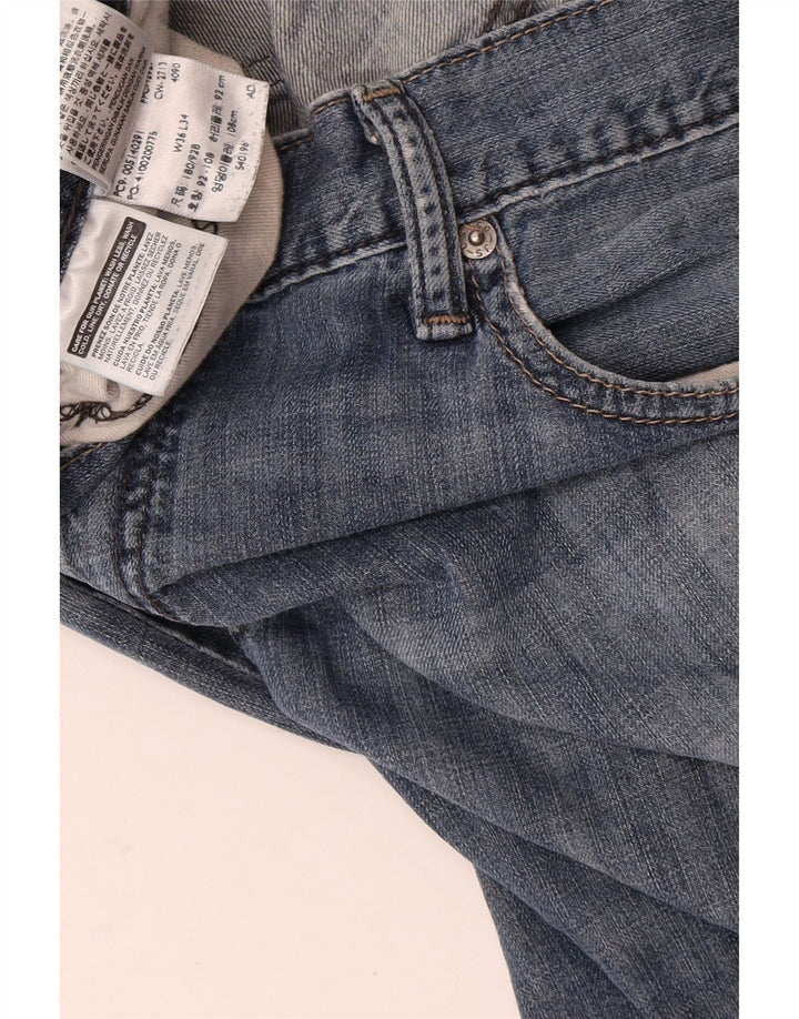 Jeans dritti da donna Levi's W36 L34 cotone blu