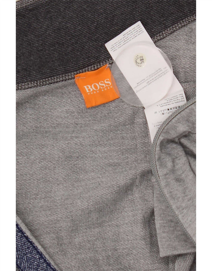 Giacca da ginnastica da uomo Hugo Boss XL in cotone grigio