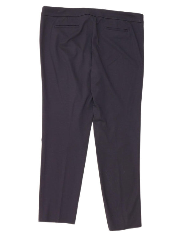 Pantaloni casual slim fit da donna Emporio Armani IT 48 XL W36 L28 Blu Navy