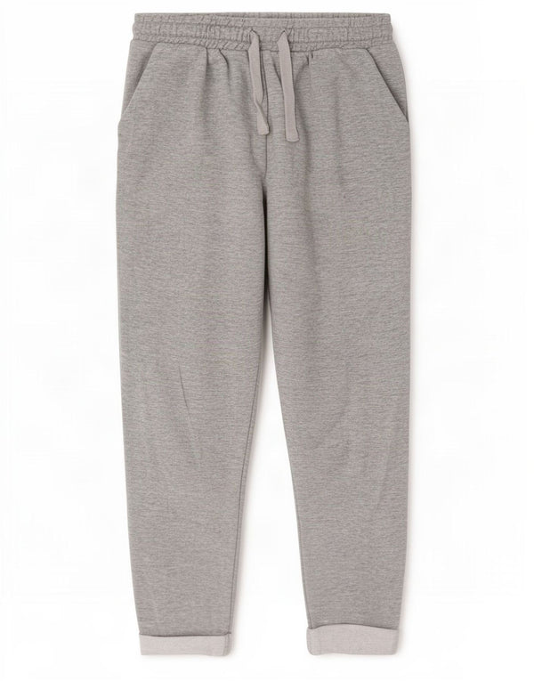 Pantaloni da tuta da donna Zara Joggers UK 8 Small Cotone chiazzato grigio