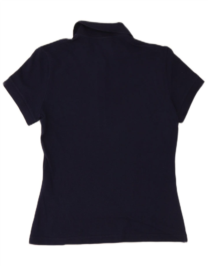 Polo da donna LACOSTE taglia 38 media cotone blu navy