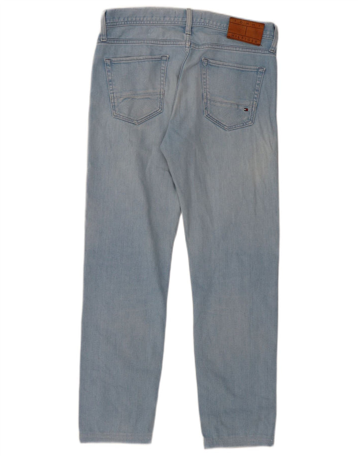 Tommy Hilfiger Uomo Bleecker Slim Jeans W31 L29 Cotone Blu