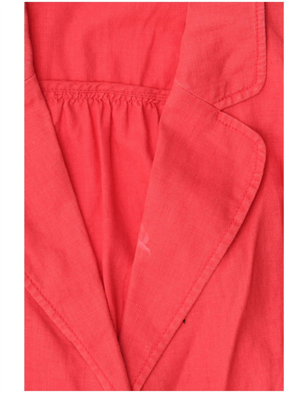 Giacca blazer da donna Marks & Spencer con maniche a 3/4 e 1 bottone UK 18 XL Lino rosso