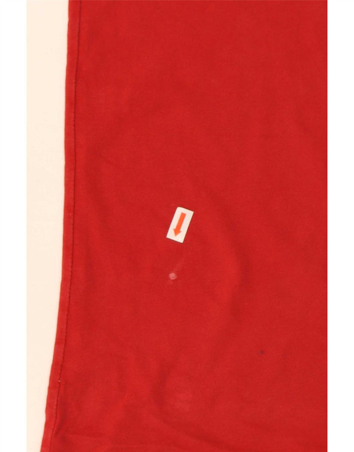 T-shirt grafica da uomo con vestibilità classica Vans, maglietta rossa media, in cotone