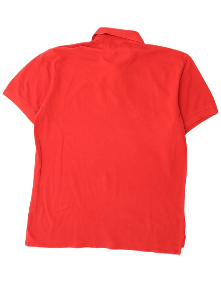 Polo da uomo Tommy Hilfiger XL in cotone rosso