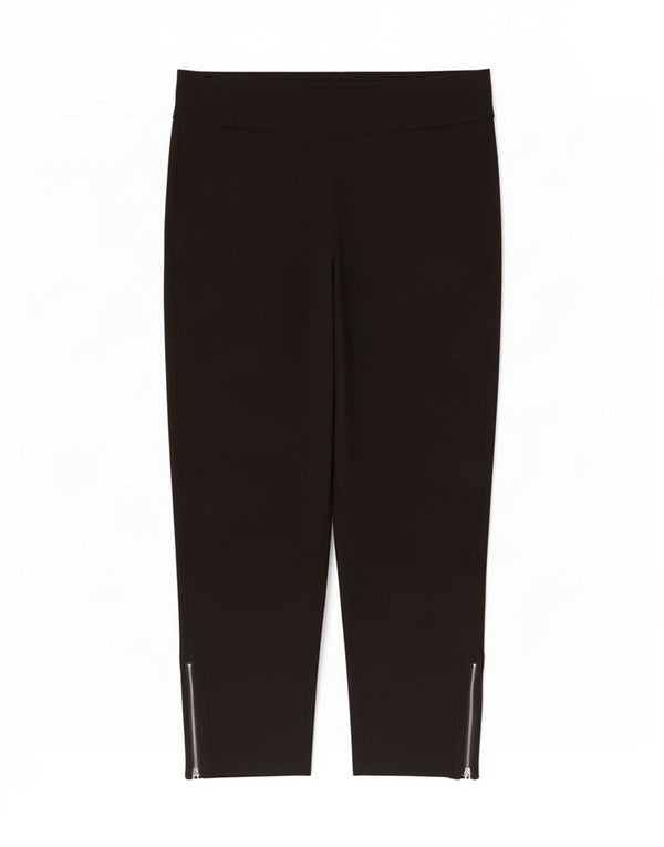 Marks & Spencer Womens Autograph Cropped Trousers UK 16 Large W34 L26 Black
