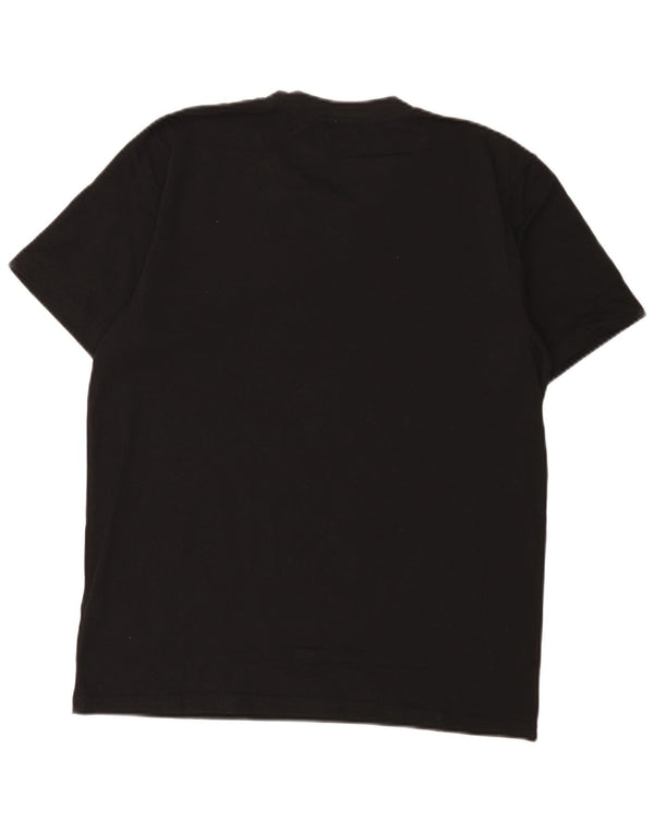 T-shirt Reebok da uomo grande in cotone nero
