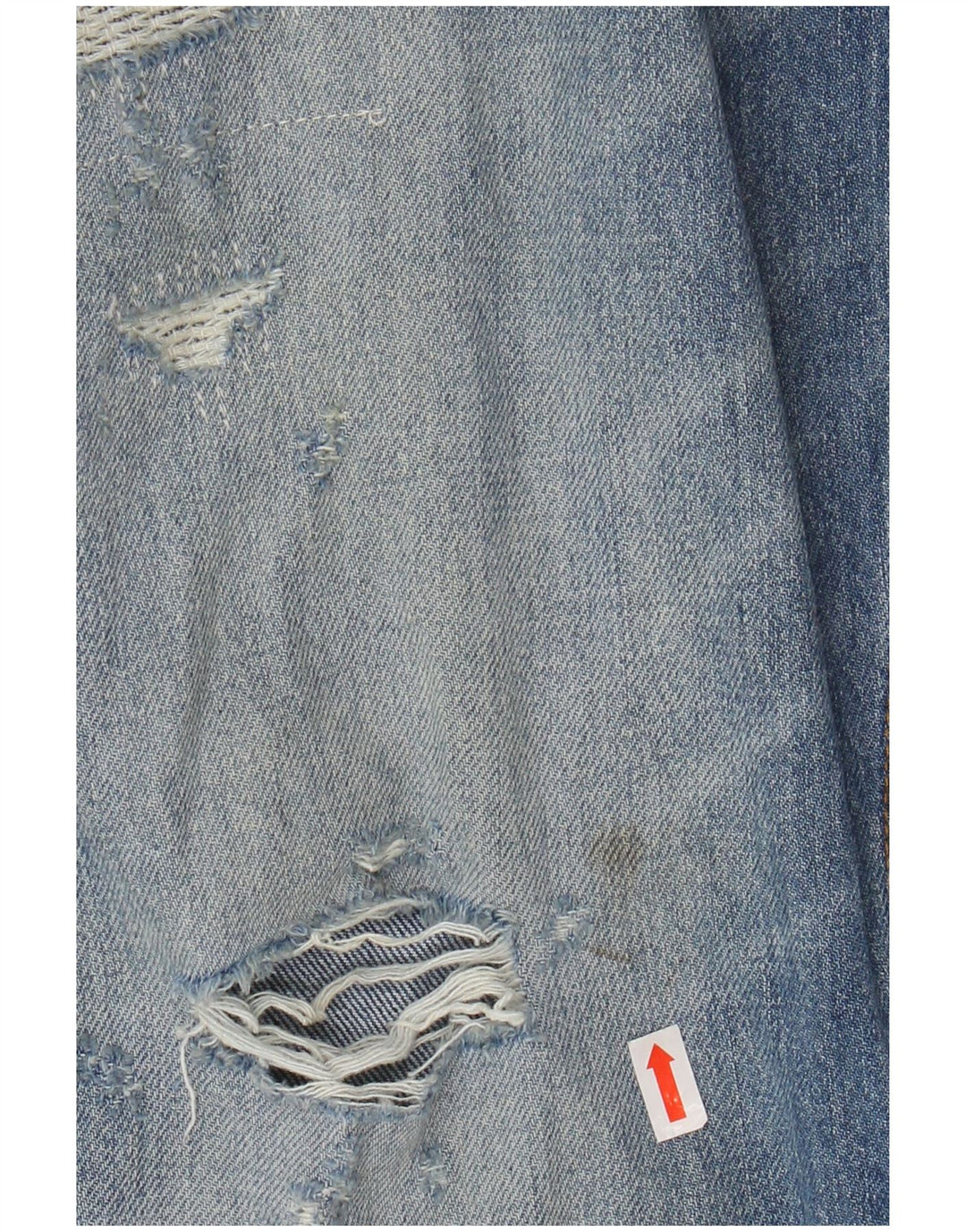 Jeans dritti da uomo HUGO BOSS W34 L27 in cotone blu