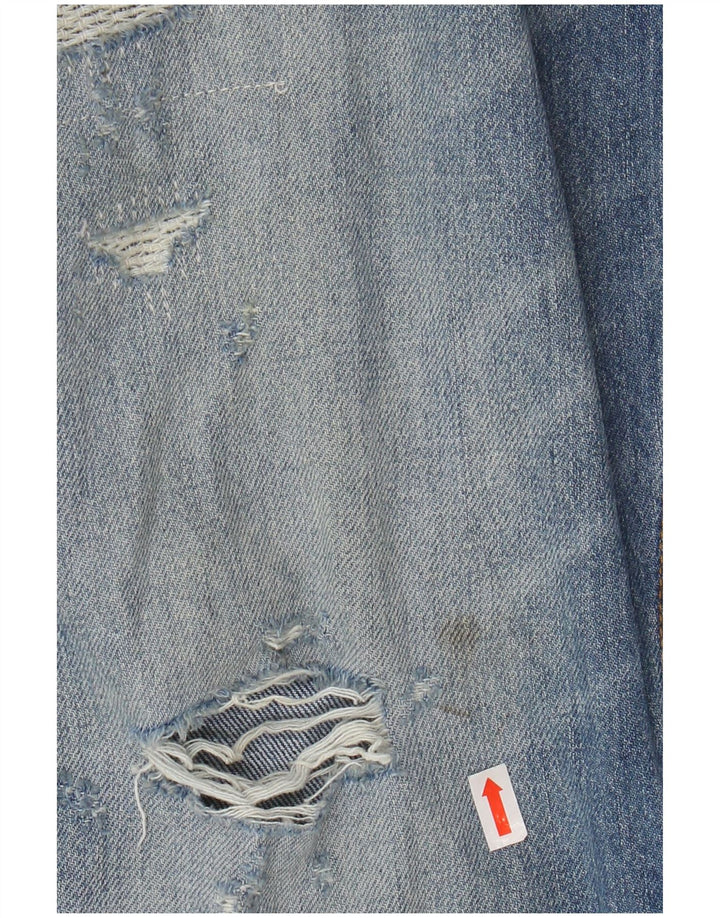 Jeans dritti da uomo HUGO BOSS W34 L27 in cotone blu