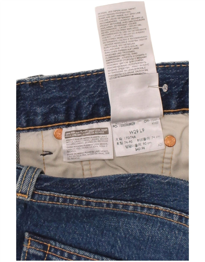 LEVI'S Mens 501 Denim Shorts W29 Medium Blue Cotton