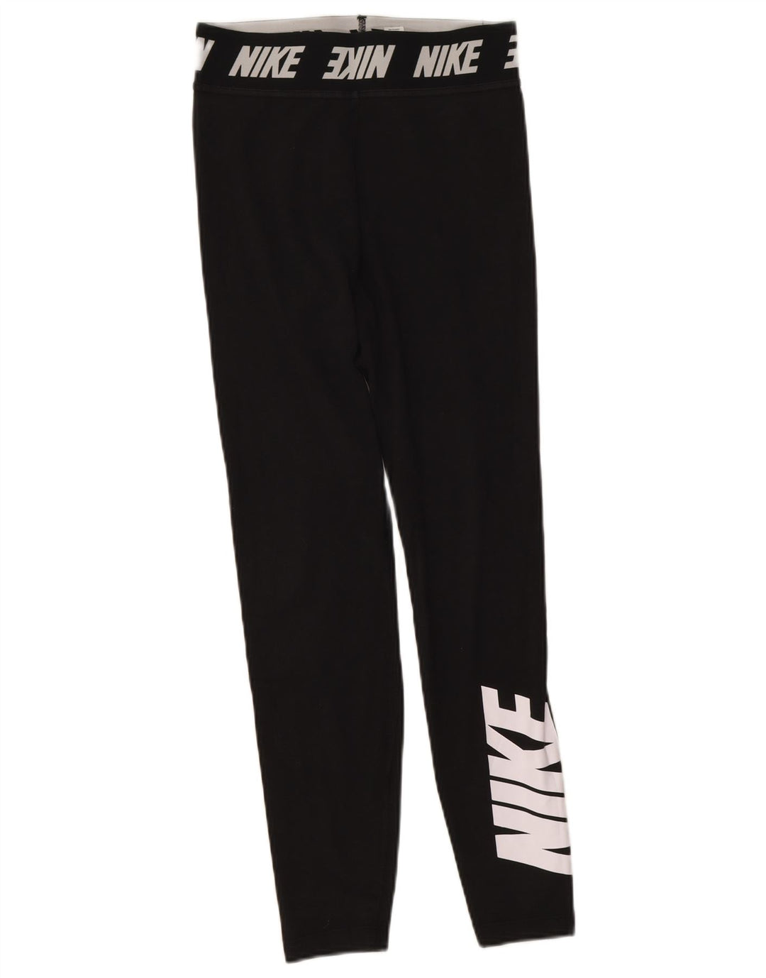 Leggings grafici da donna Nike UK 8 piccoli in cotone nero