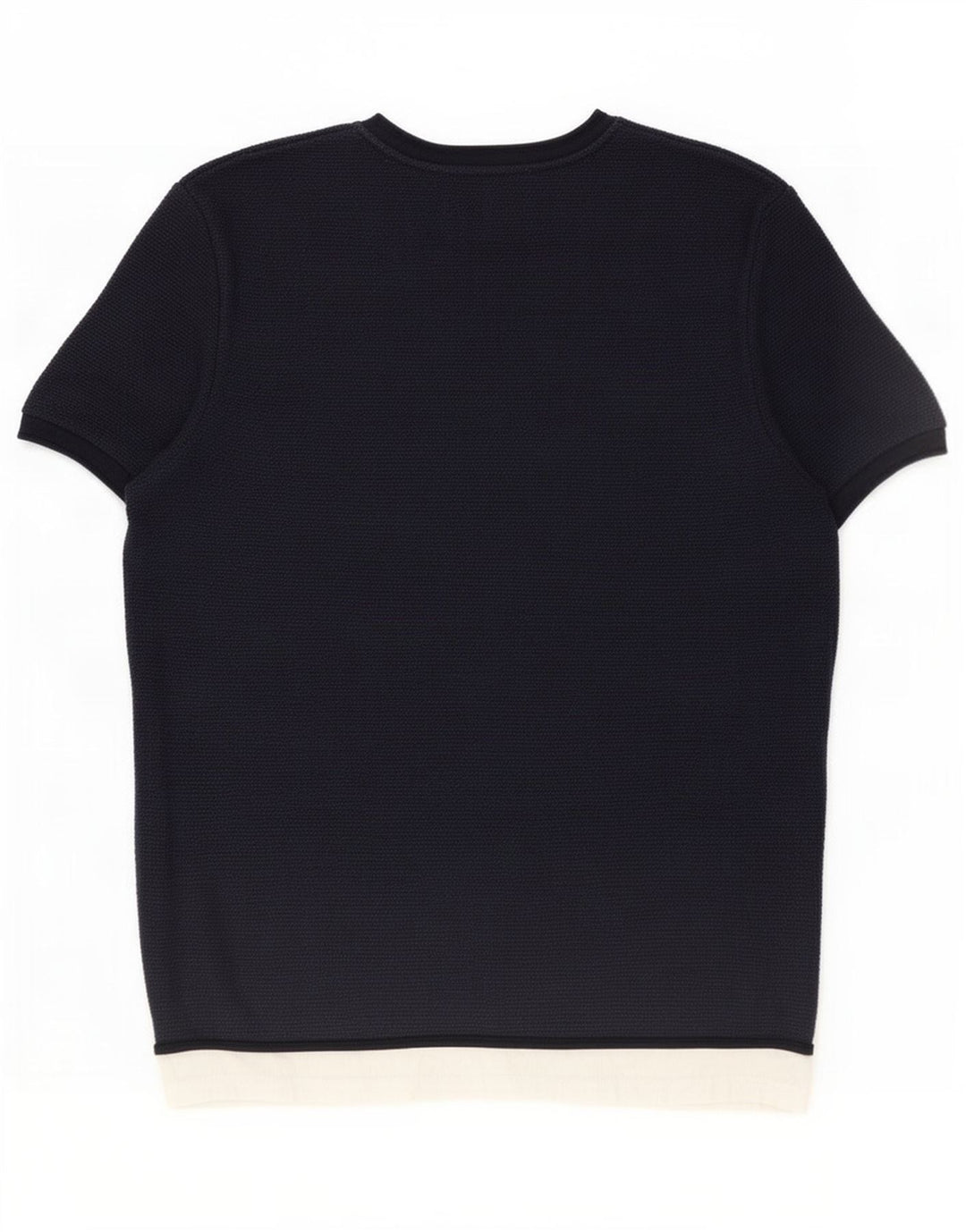 T-shirt Zara da uomo Top Large blu navy color block