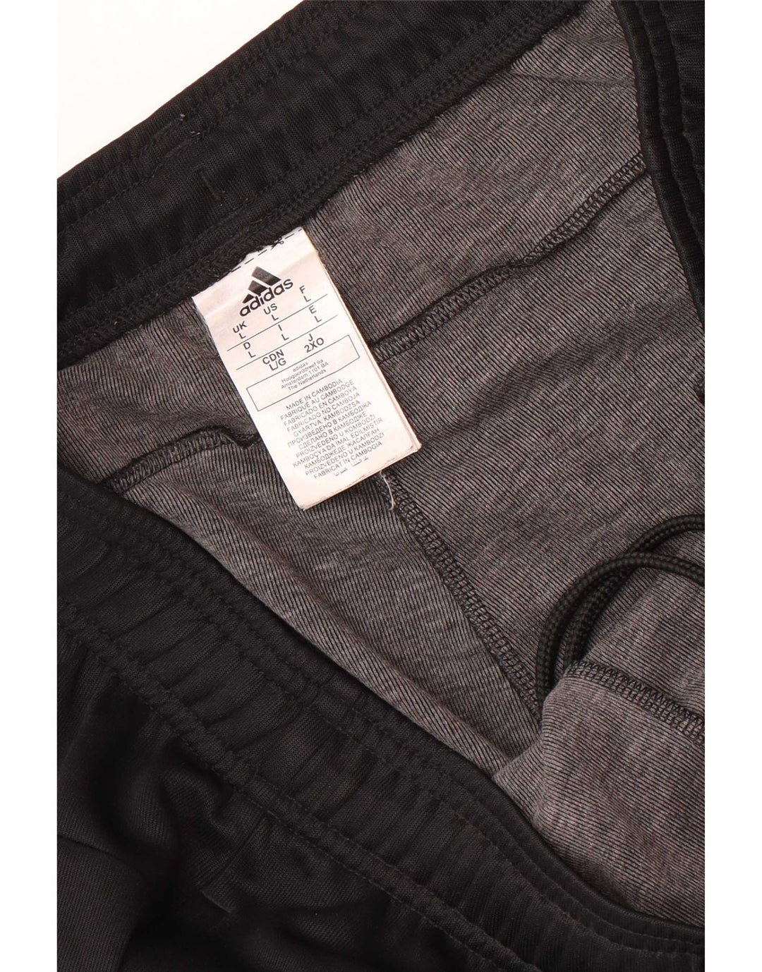 Pantaloni da tuta da uomo Adidas Joggers grandi neri in poliestere