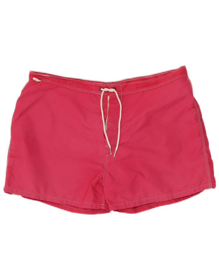Pantaloncini da bagno da uomo SUNDEK XL nylon a righe rosa