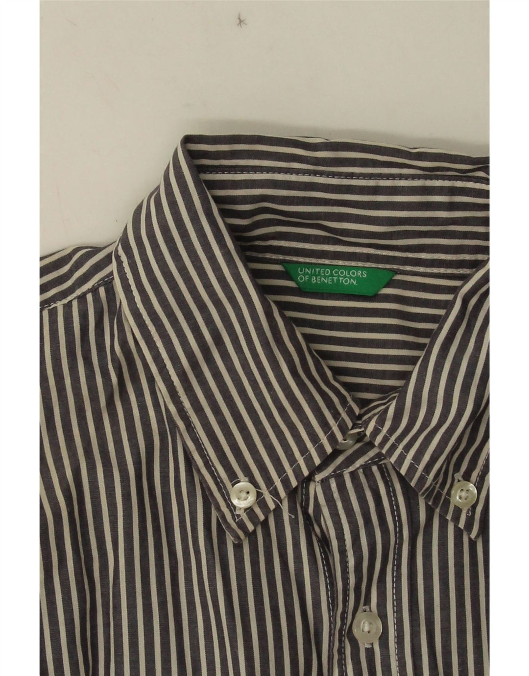 Maglia Benetton Bambino 9-10 Anni Gessato Blu