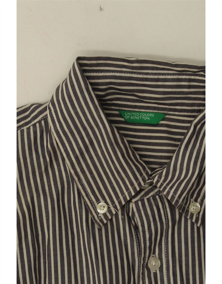 Maglia Benetton Bambino 9-10 Anni Gessato Blu
