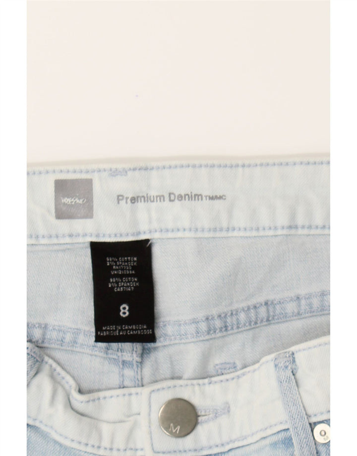 MOSSIMO Womens Distressed Denim Shorts US 8 Medium W30 Blue Cotton Vintage Mossimo and Second-Hand Mossimo from Messina Hembry 