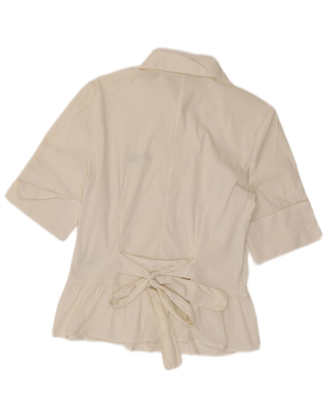 Camicia Donna Liu Jo Manica Corta IT 44 Cotone Bianco Medio