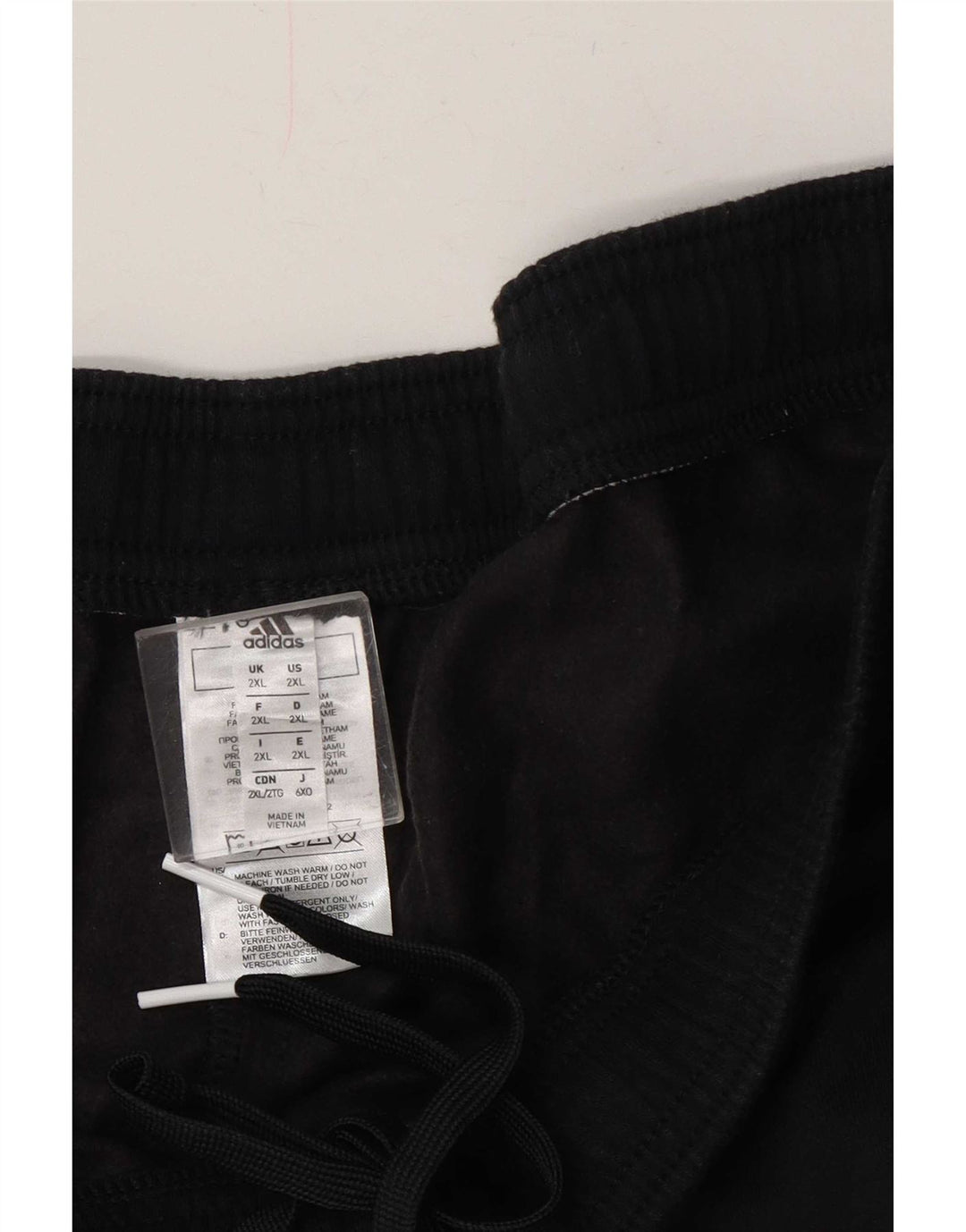 Pantaloncini sportivi da uomo Adidas 2XL cotone nero