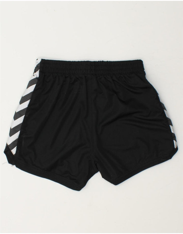HUMMEL Mens Graphic Sport Shorts XS  Black Polyester Vintage Hummel and Second-Hand Hummel from Messina Hembry 