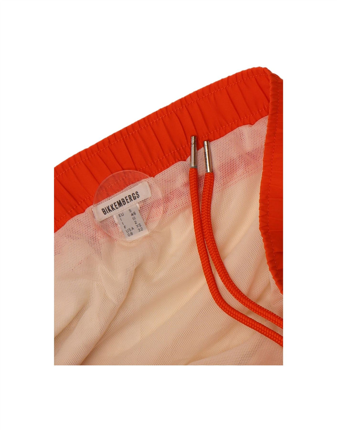 BIKKEMBERGS Mens Graphic Swimming Shorts Medium Off White Colourblock Vintage Bikkembergs and Second-Hand Bikkembergs from Messina Hembry 