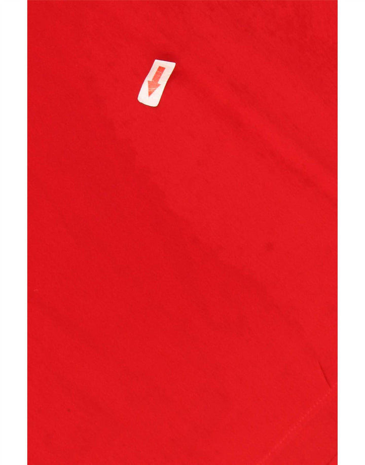 Camicetta vintage da donna Top IT 46 grande seta rossa