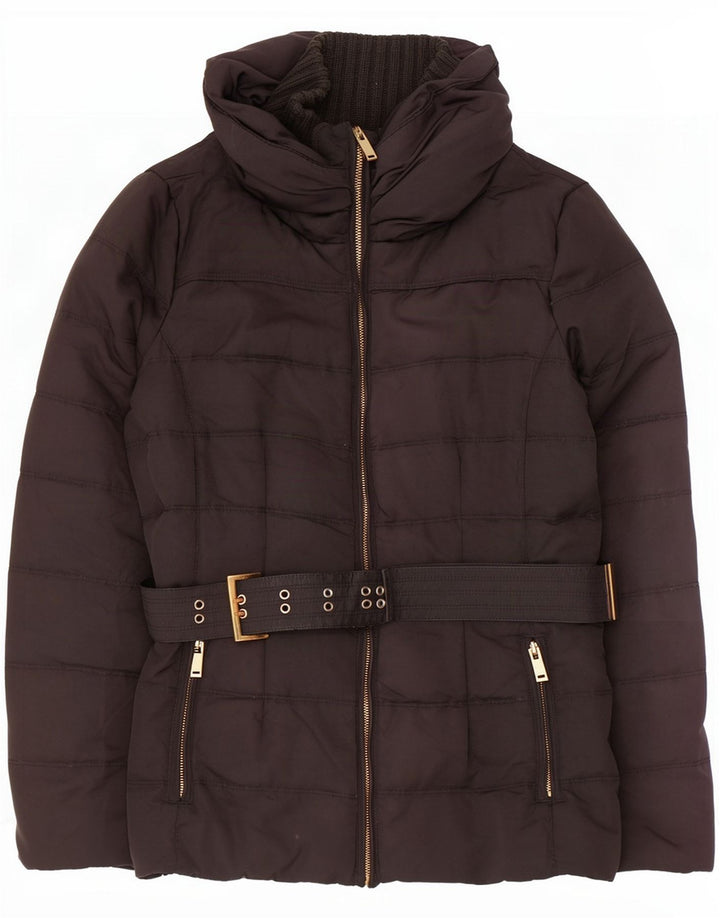Giacca imbottita da donna Zara UK 18 XL Poliestere nero