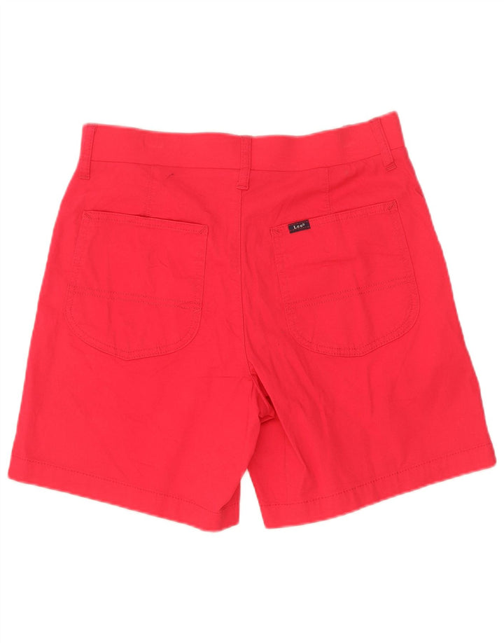 Pantaloncini chino da donna Lee US 6 medi W30 cotone rosso