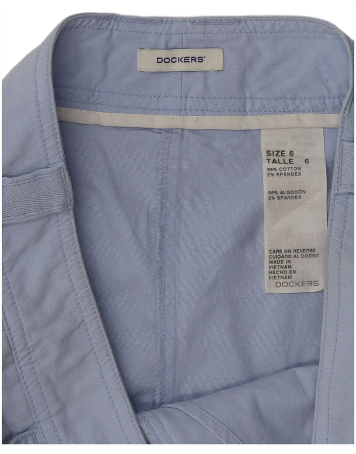 DOCKERS Minigonna da donna US 6 media W34 cotone blu