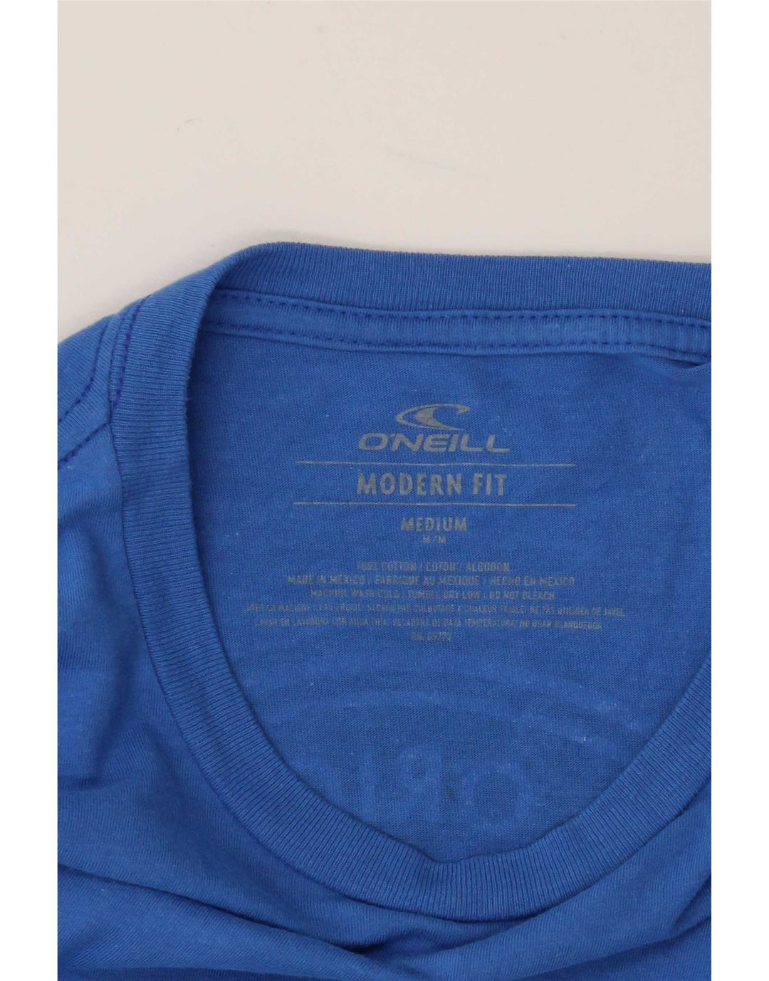 T-shirt grafica da uomo Modern Fit O'Neill in cotone blu medio