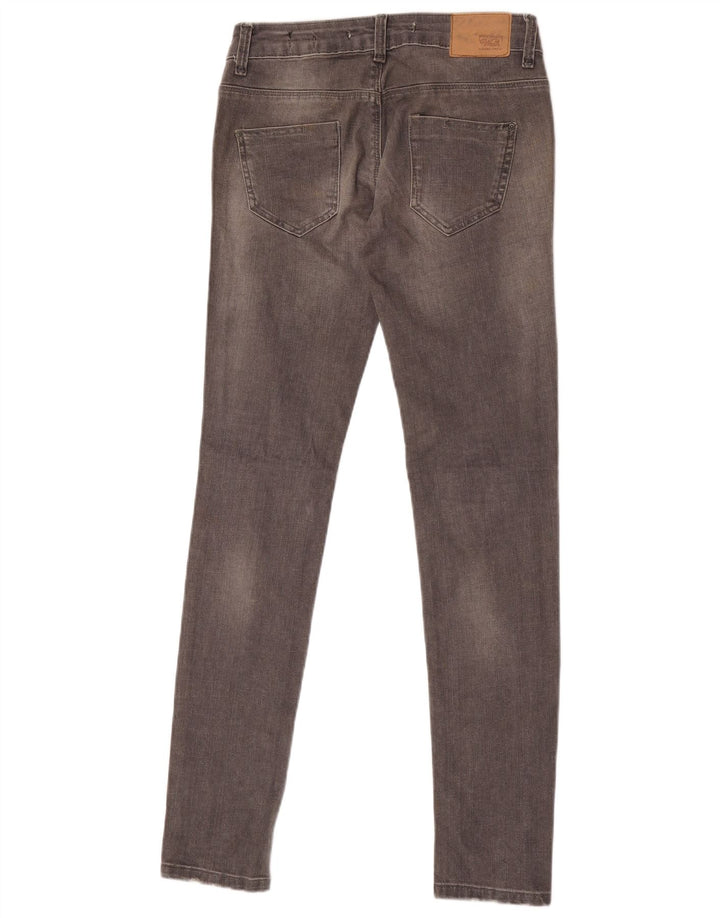 Jeans slim invecchiati Zara da donna EU 34 2XS W24 L32 Grigio