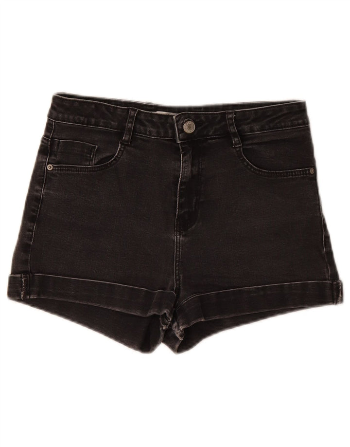 Pantaloncini di jeans da donna Zara EU 36 XS W26 Neri