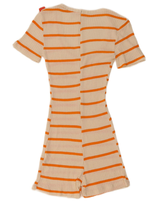 Tutina corta da donna Zara UK 8 piccola a righe bianche
