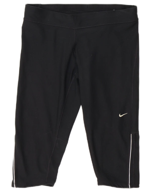 Leggings Nike Dri Fit Capri da donna UK 14 grande poliestere nero