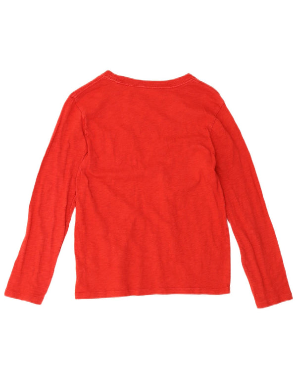 Top grafico da ragazzo Gap a maniche lunghe 9-10 anni piccolo in cotone rosso