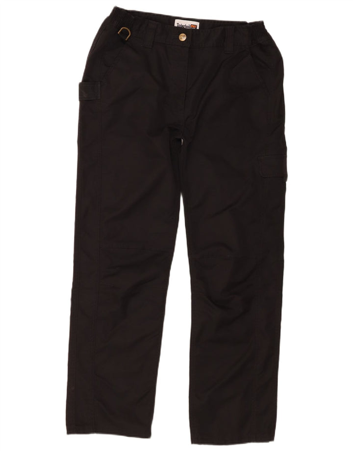 Pantaloni cargo dritti da uomo Timberland Large W36 L28 poliestere nero