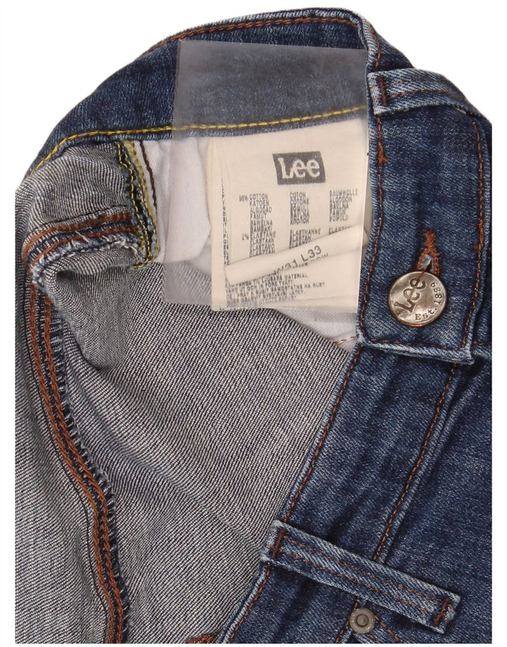 Jeans slim a vita bassa Lee da donna W31 L33 cotone blu