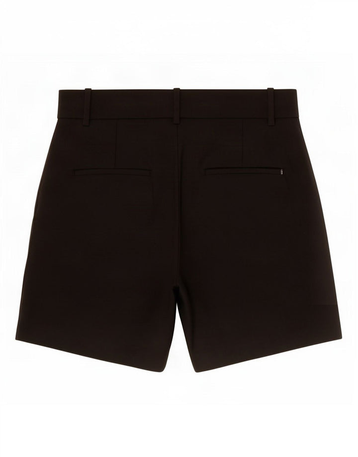 Pantaloncini chino con pegging da donna Zara medi W28 poliestere nero