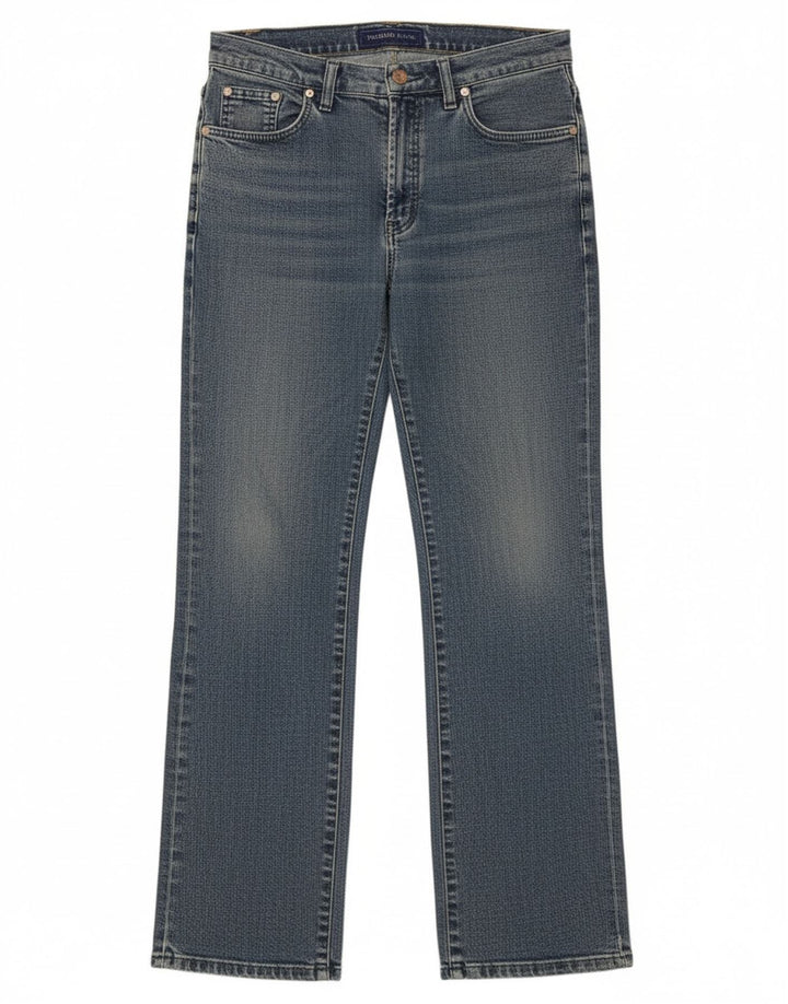 Jeans Dritti Donna Trussardi W29 L30 Cotone Blu