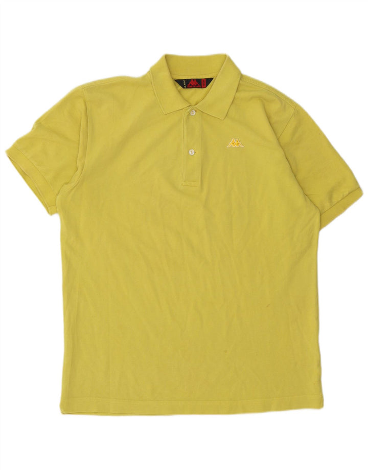 Polo Kappa Uomo Giallo Medio In Cotone