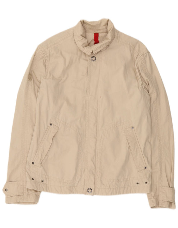 Giubbotto bomber da uomo Invicta UK 40 grande cotone beige