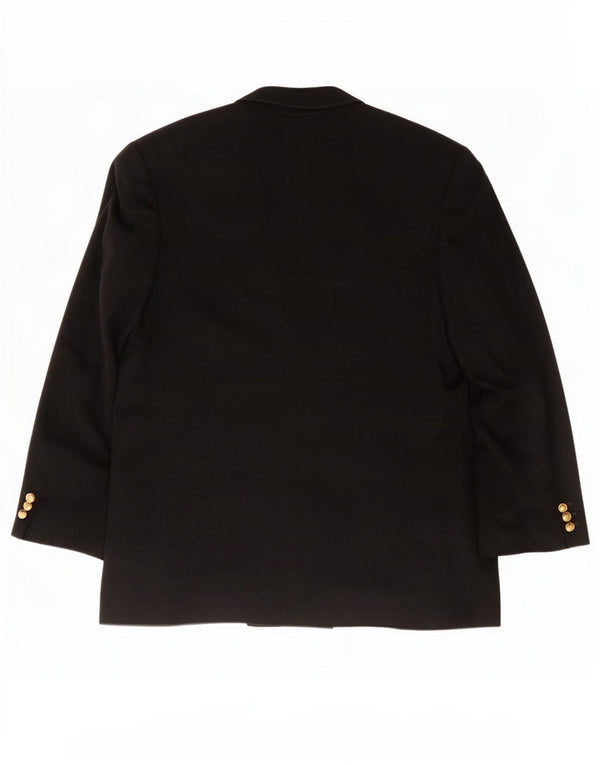 Giacca blazer doppiopetto da donna Norton & Wilson UK 16 grande nera