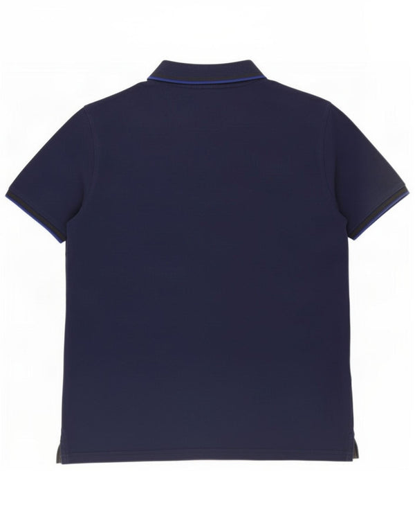 Polo da uomo Champion media blu navy