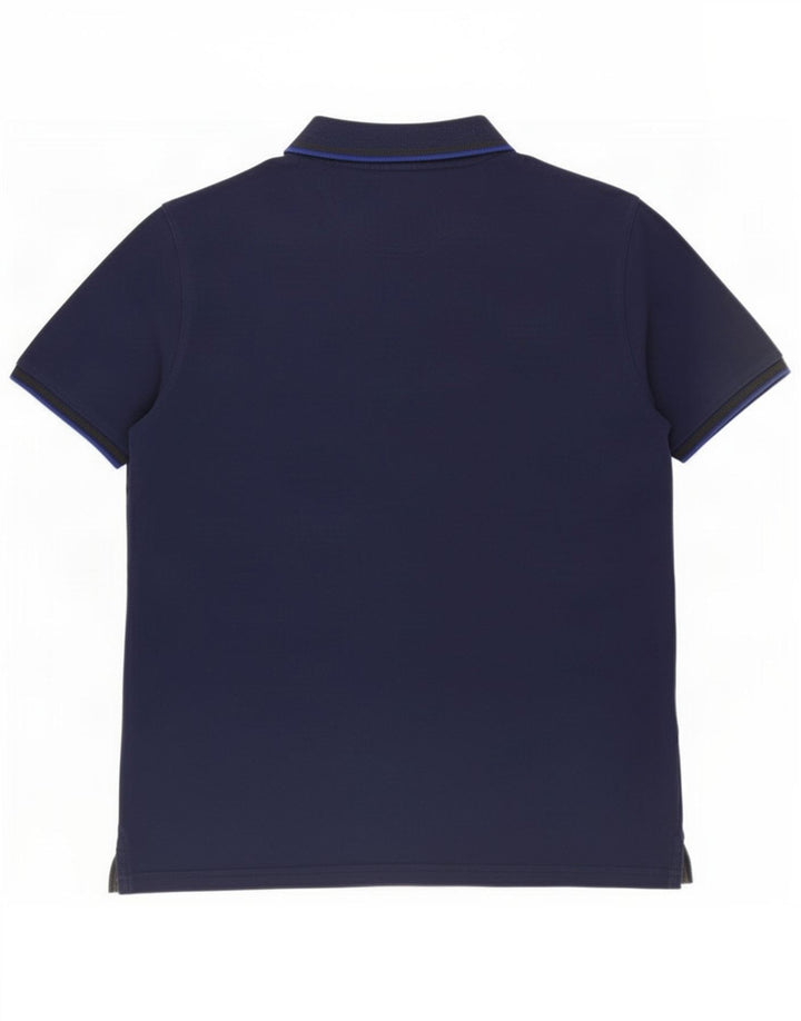 Polo da uomo Champion media blu navy