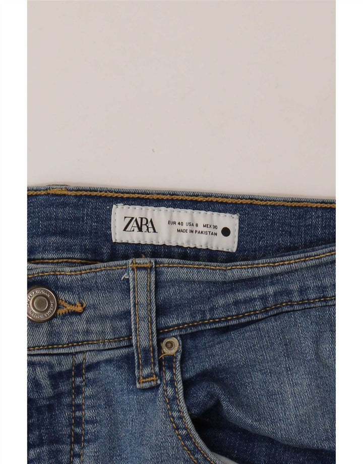 Jeans dritti da donna Zara EU 40 medi W30 L27 Blu